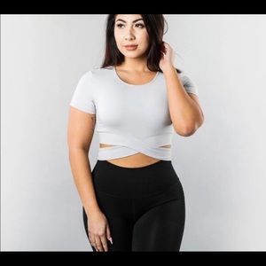 ALPHALETE ULTRA SOFT TIE TOP